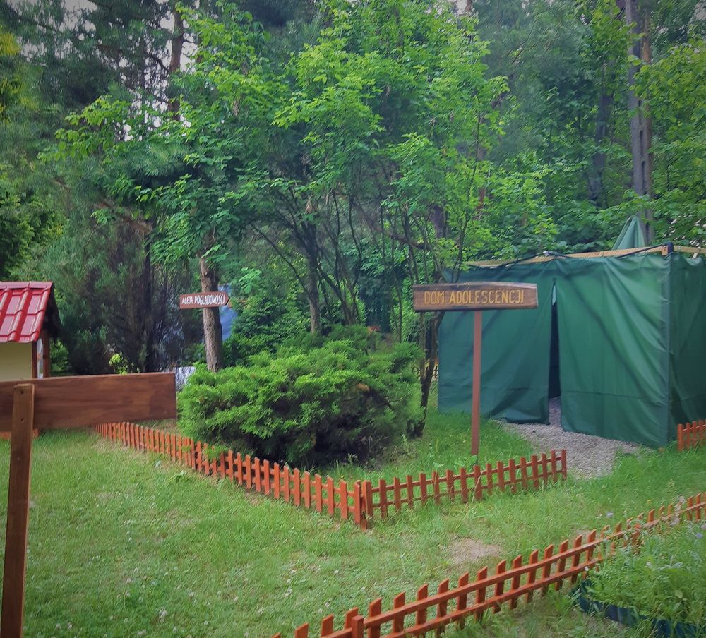 widok na aeje pansofii i poglądowości w głębi aleja comeniusa